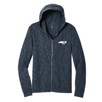 Uni-sex New Navy Zip-up Bold Logo