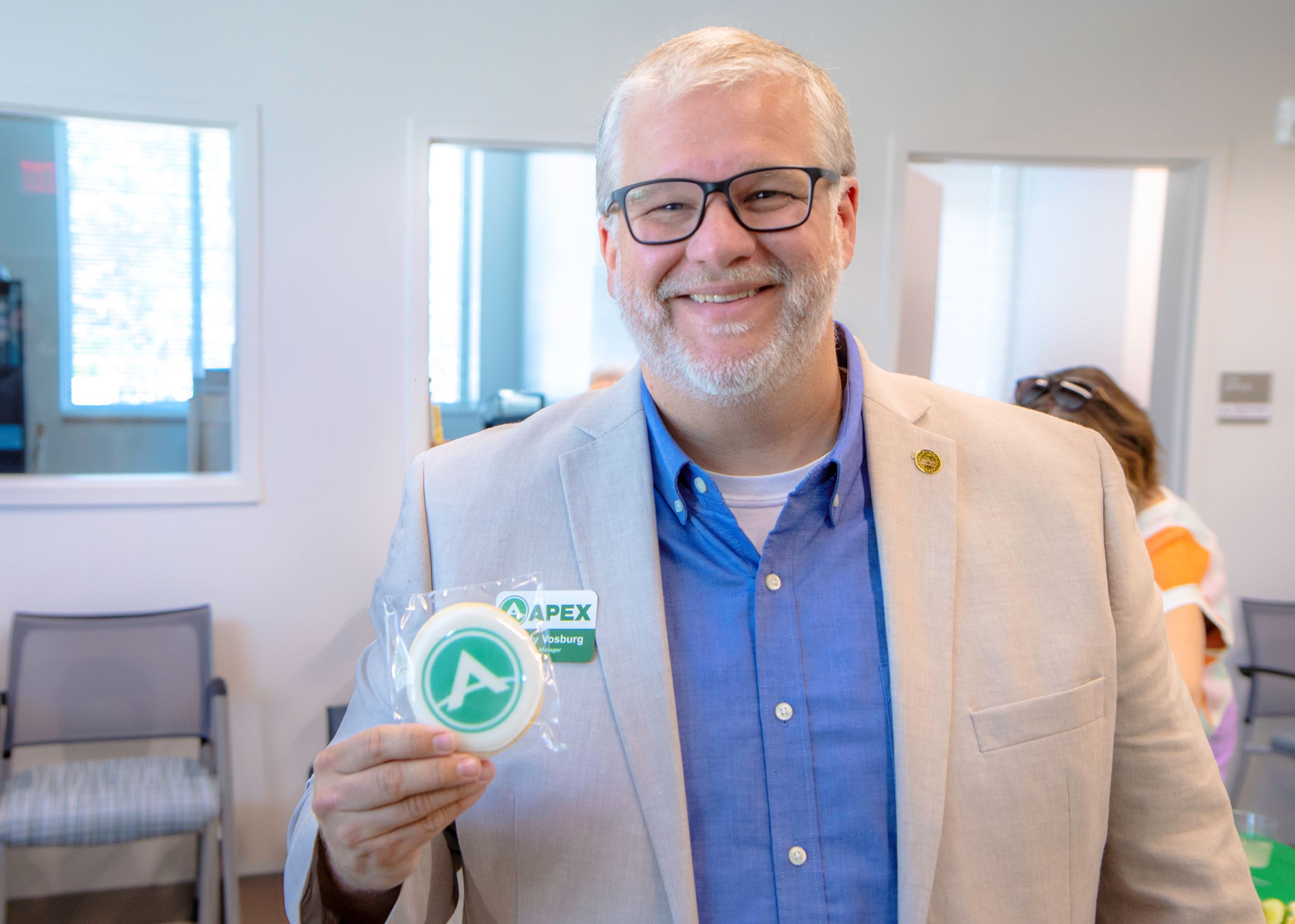 Mason Street Building Ribbon Cutting 2024 Randy